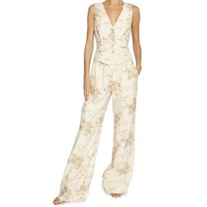 Ramy Brook Heidi Beaded Wide-Leg Pants Sz 8 New with Tag.